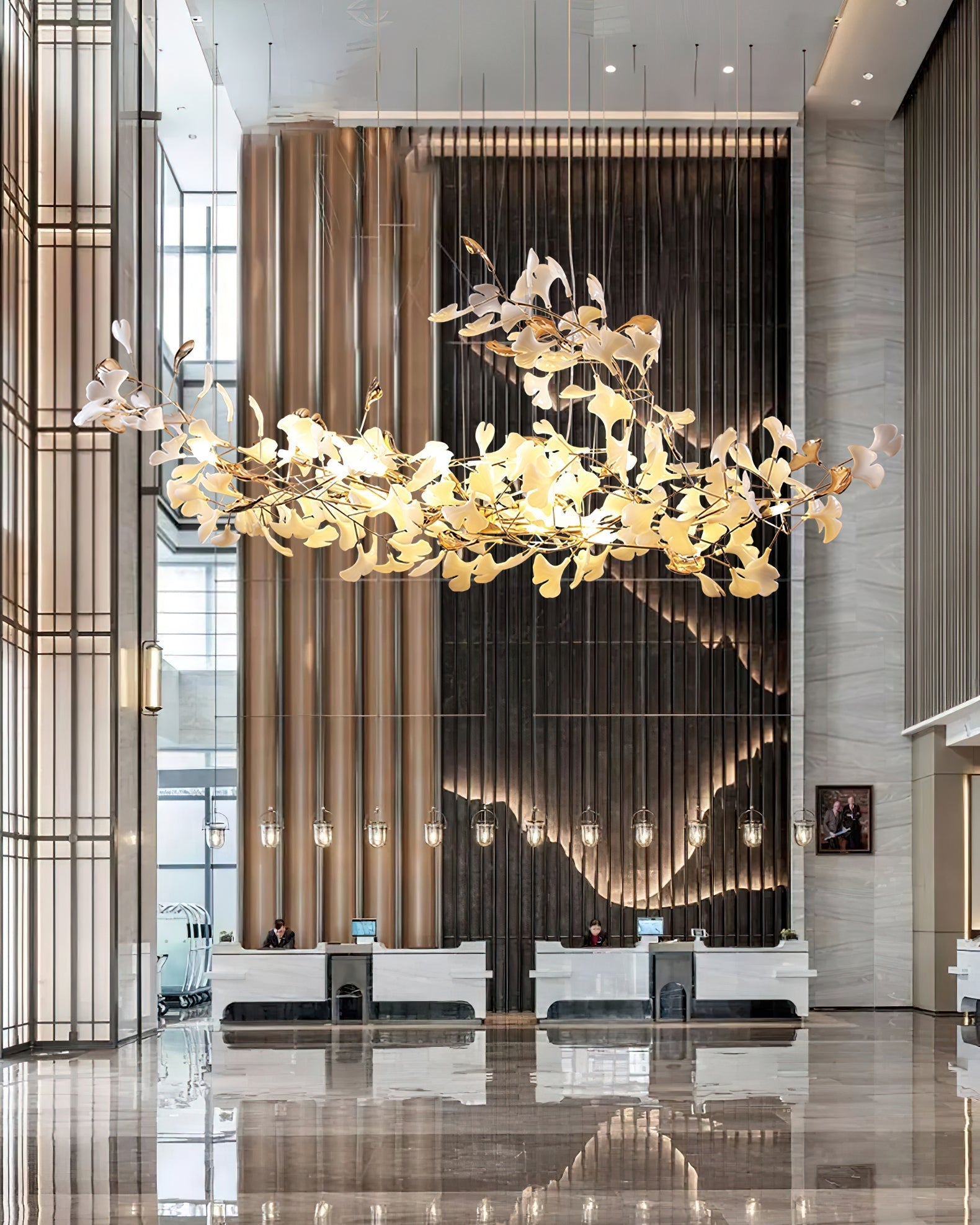 ginkgo-cloud-chandelier-anzaz-Gold & White-9