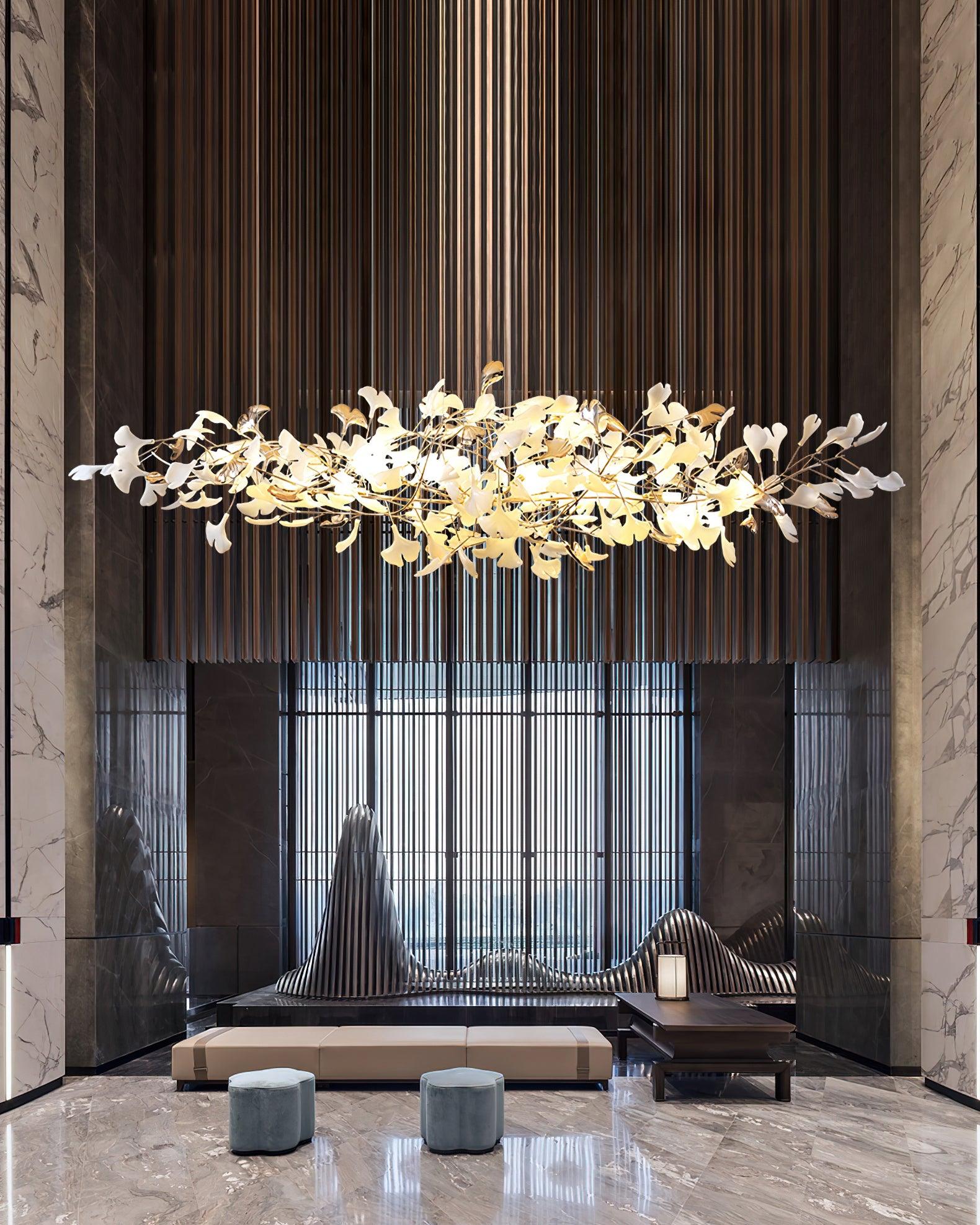 ginkgo-cloud-chandelier-anzaz-Gold & White-7