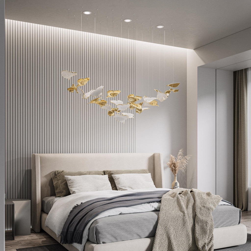 ginkgo-tree-chandelier-anzaz-Gold & White & Gold+White-2