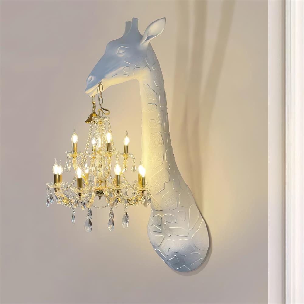 giraffe-royale-wall-anzaz-Black & Chorme lamp body-4