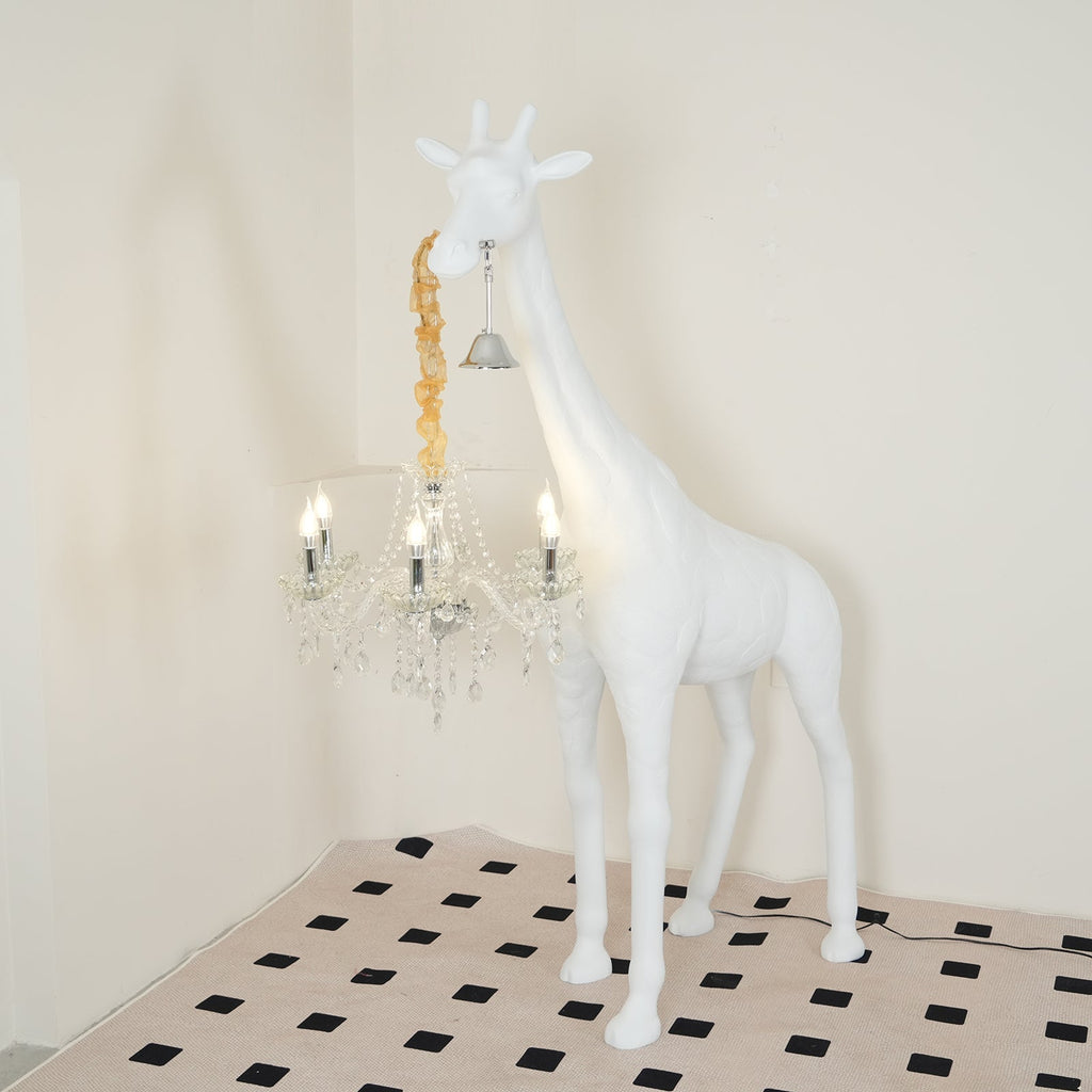 giraffe-sculpture-floor-lamp-anzaz-Black & Chrome lamp body-41
