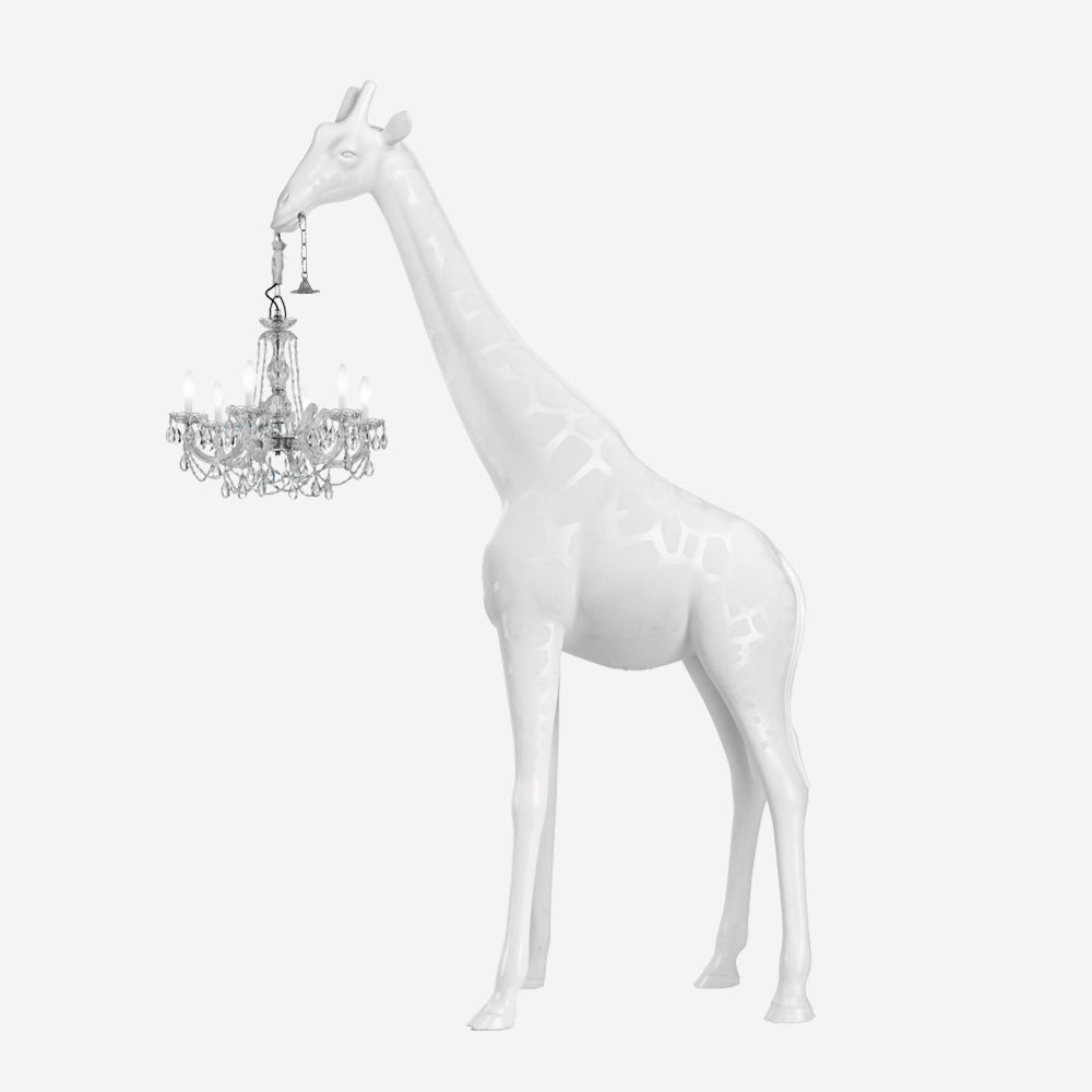 giraffe-sculpture-floor-lamp-anzaz-White & Chrome lamp body-1