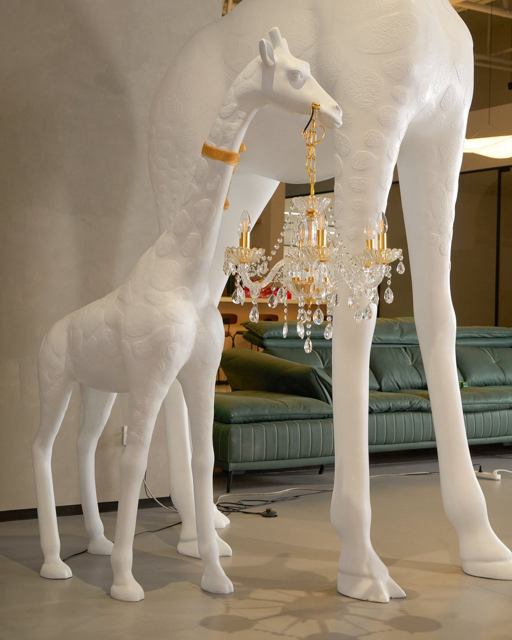 giraffe-sculpture-floor-lamp-anzaz-White & Gold lamp body-53