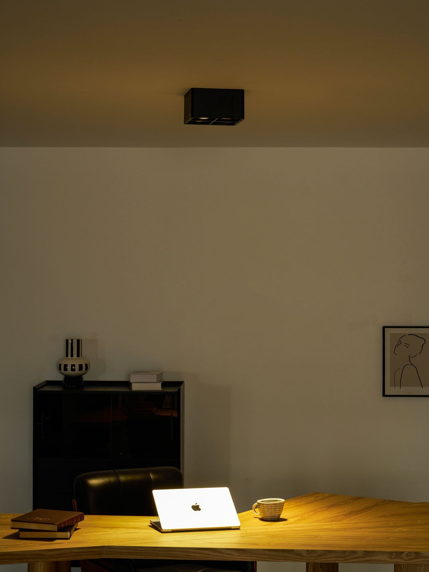 giyan-spotlight-anzaz-White Lampbody & Black Lampshade-59
