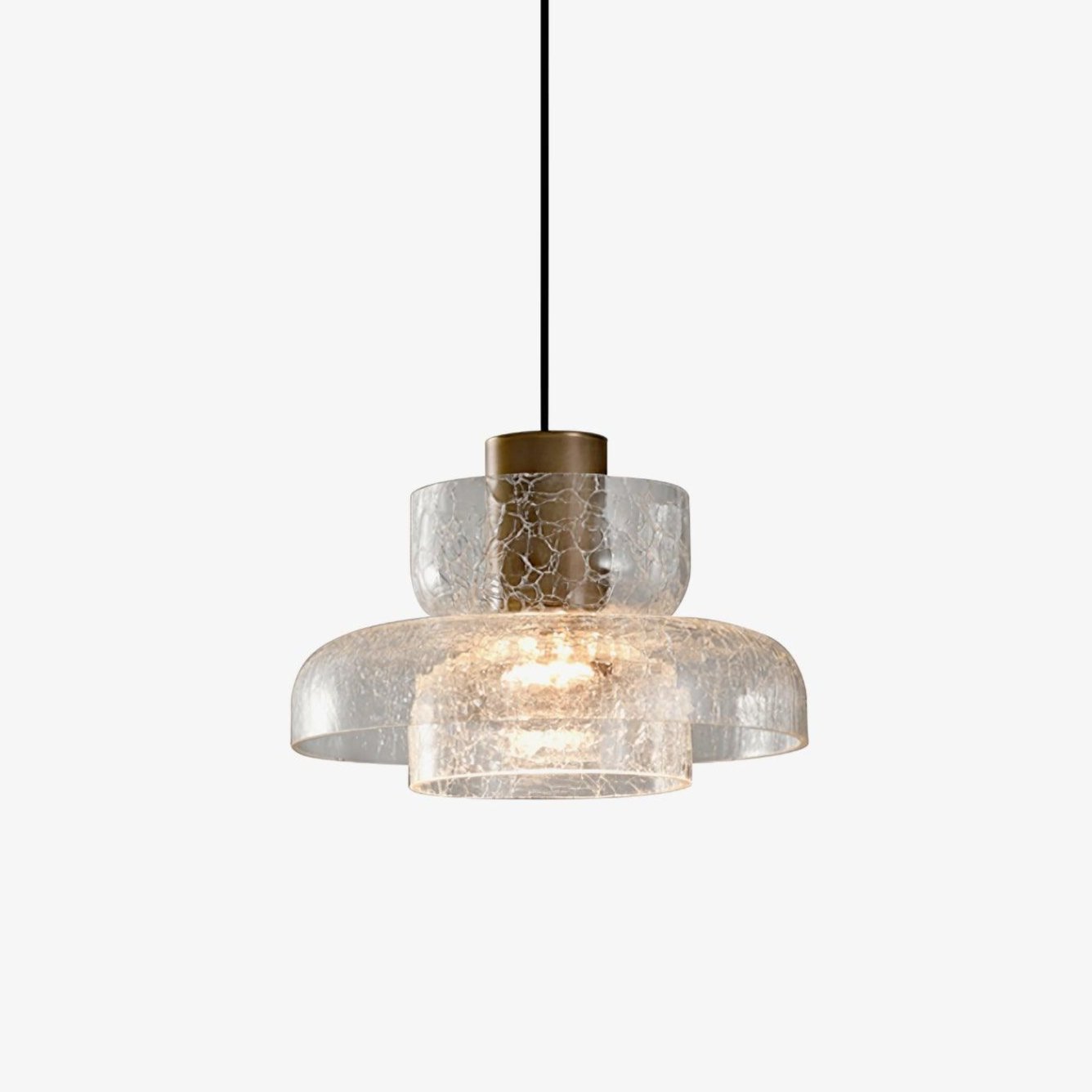 glacier-crackle-glass-pendant-lamp-anzaz-Amber & Bronze color-1