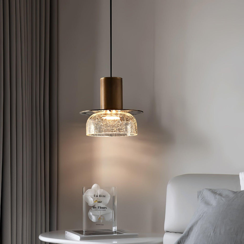 glacier-crackle-glass-pendant-lamp-anzaz-Clear & Bronze color-7