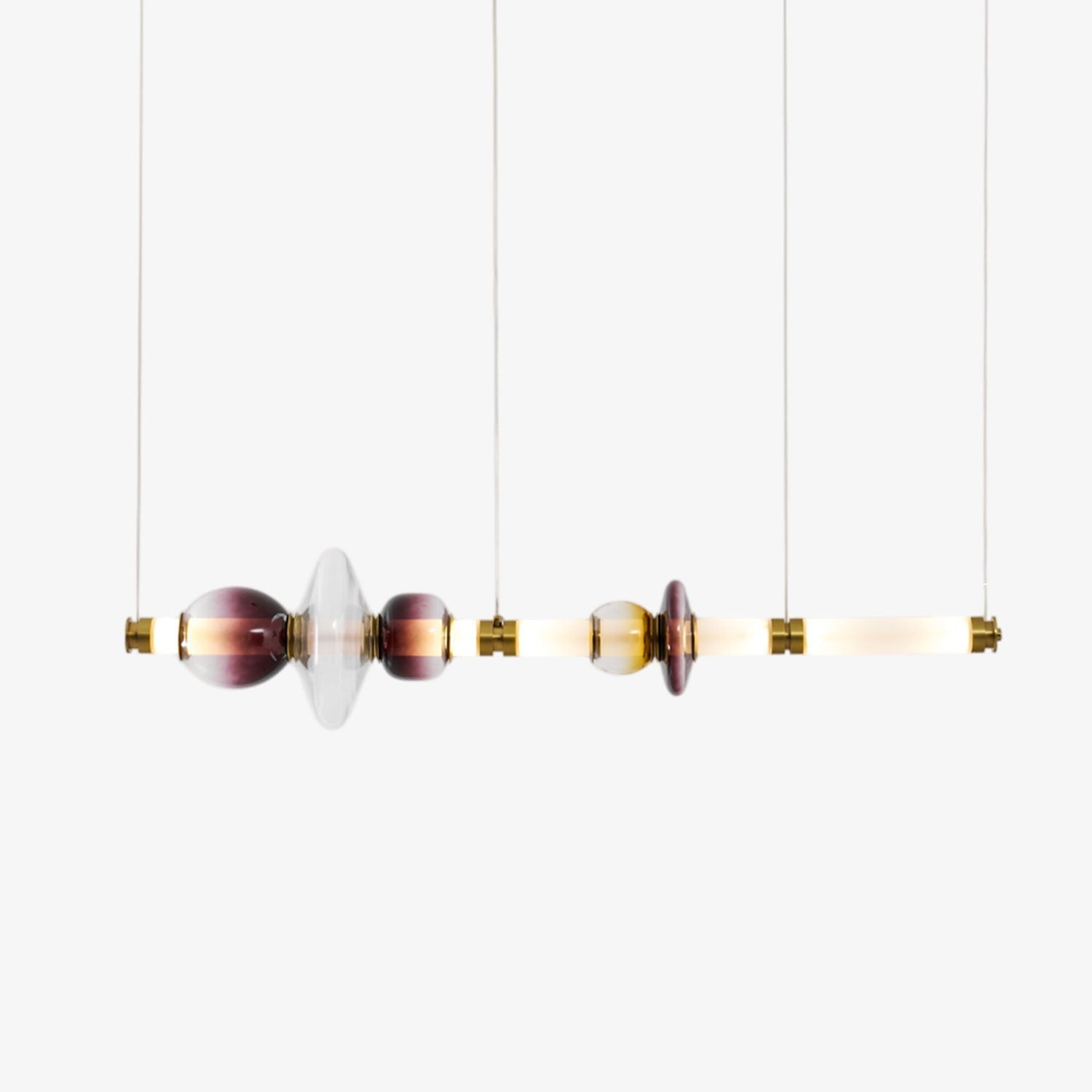 glass-bead-linear-pendant-light-anzaz-Gold & & Clear & Pink-1