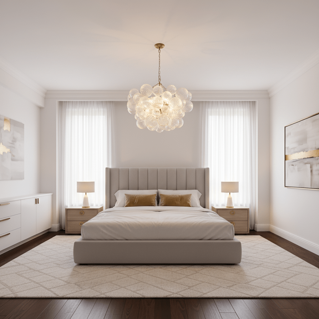 glass-ball-bubbles-chandelier-anzaz-Nickel & Clear-8