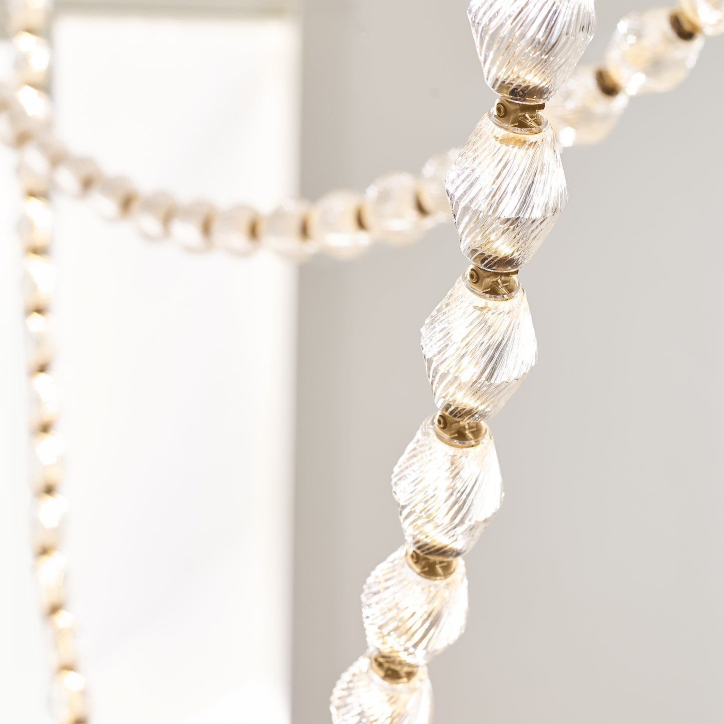 glass-chain-chandelier-anzaz-Gold & Alabaster Lampshade-44