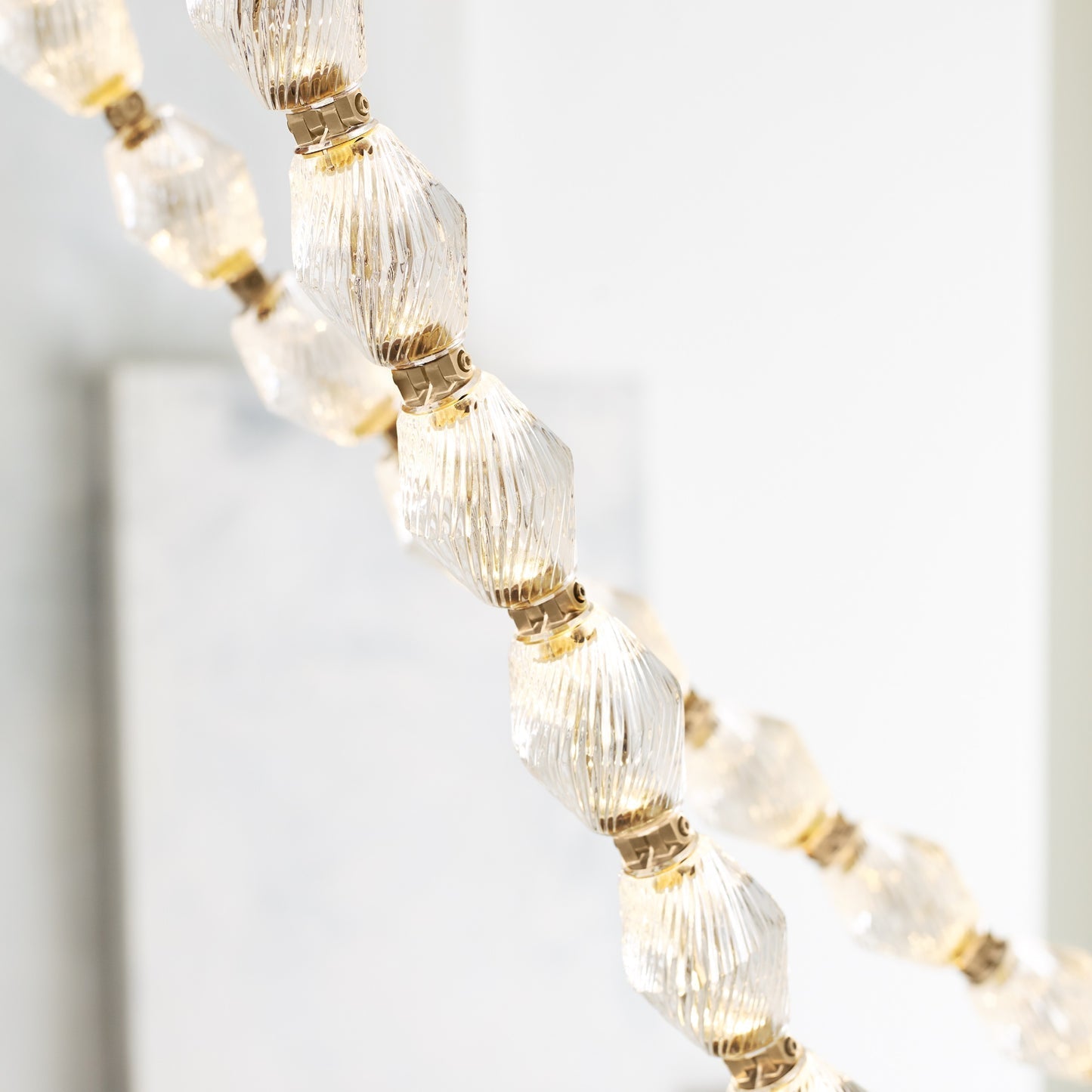 glass-chain-chandelier-anzaz-Gold & Alabaster Lampshade-31