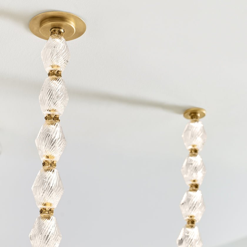 glass-chain-chandelier-anzaz-Gold & Alabaster Lampshade-32