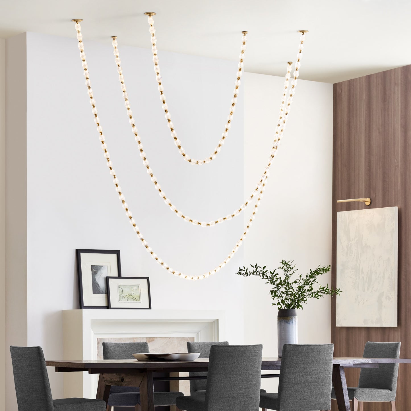 glass-chain-chandelier-anzaz-Chrome & Glass Lampshade-11