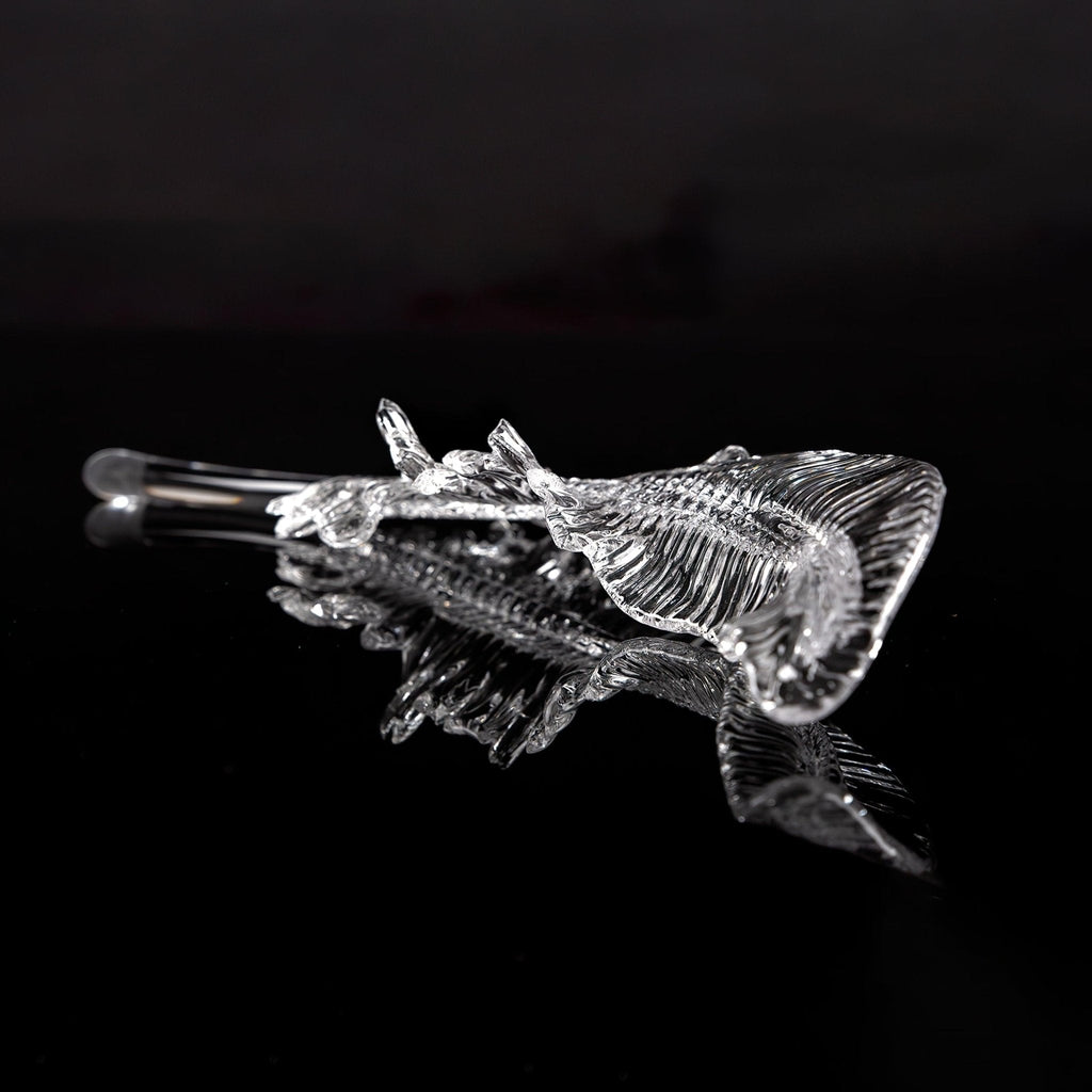 glass-feathers-flying-chandelier-anzaz-Chrome & Gold glass-7