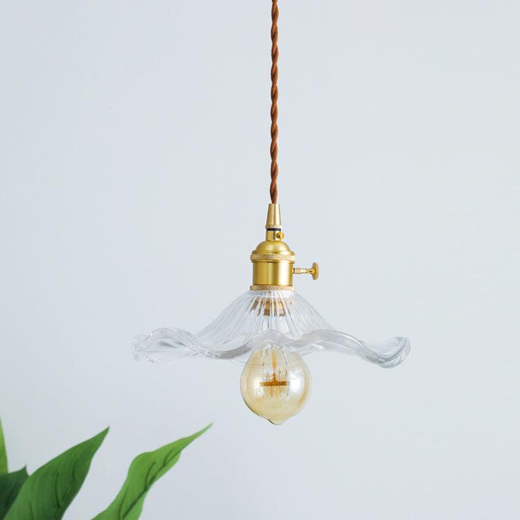 glass-hibiscus-flower-swag-light-anzaz-Gold & Clear-12