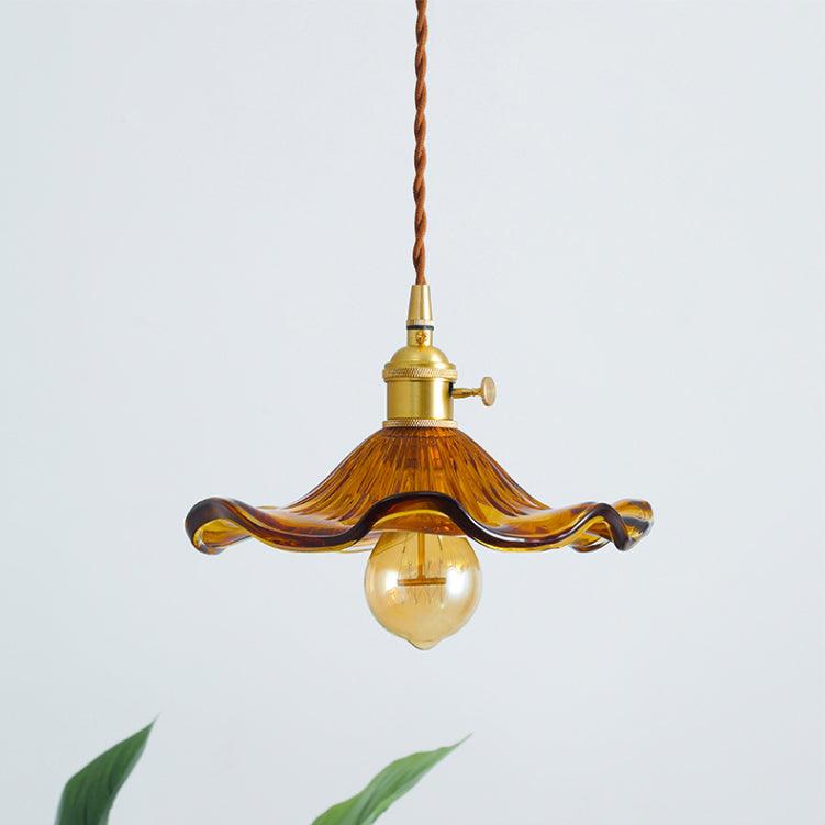 glass-hibiscus-flower-swag-light-anzaz-Gold & Amber-13