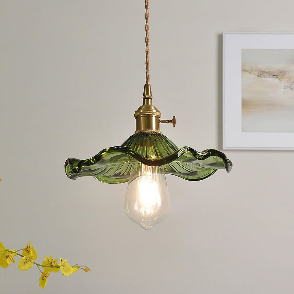 glass-hibiscus-flower-swag-light-anzaz-Gold & Clear-11