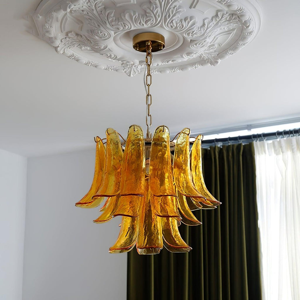 glass-leaf-cascade-chandelier-anzaz-White Cloud & Gold-17