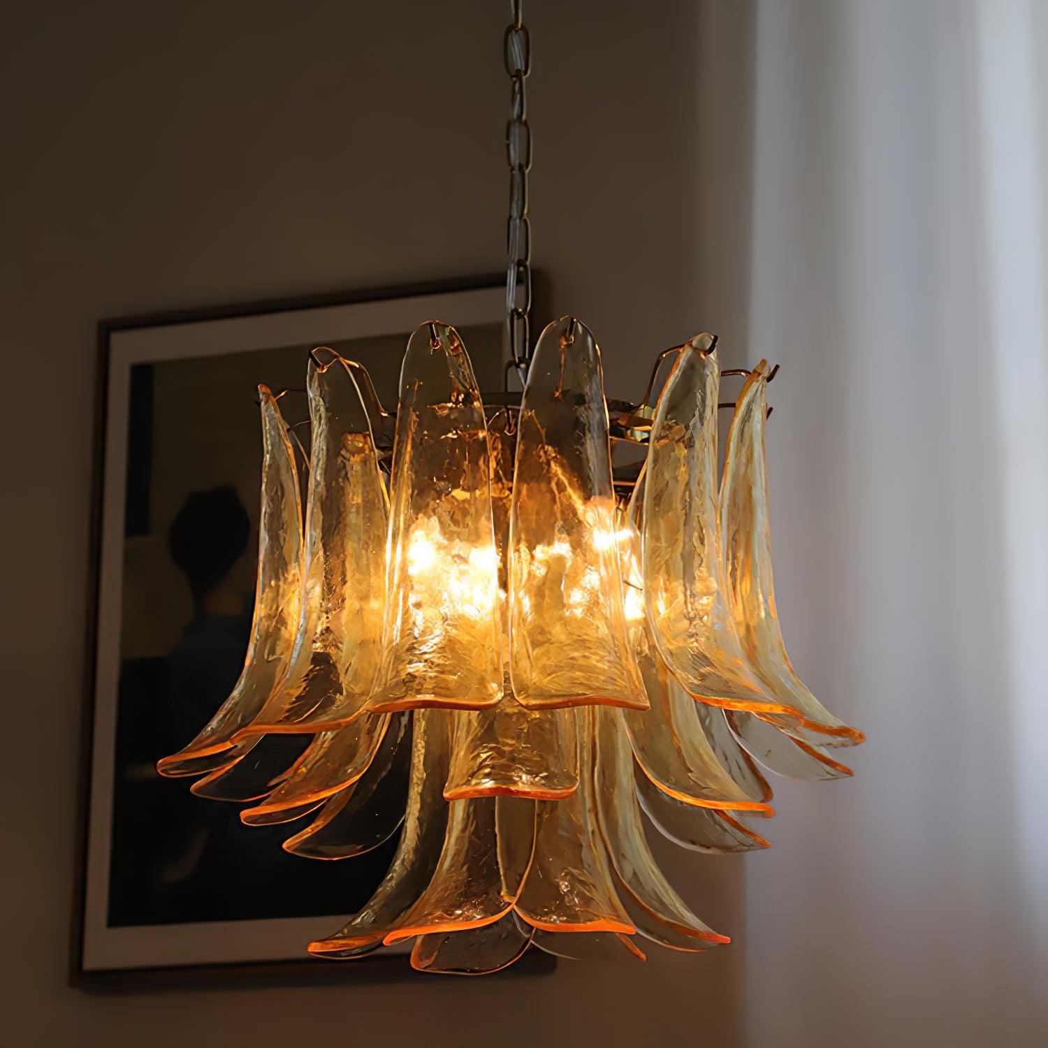 glass-leaf-cascade-chandelier-anzaz-Light Red & Gold-24