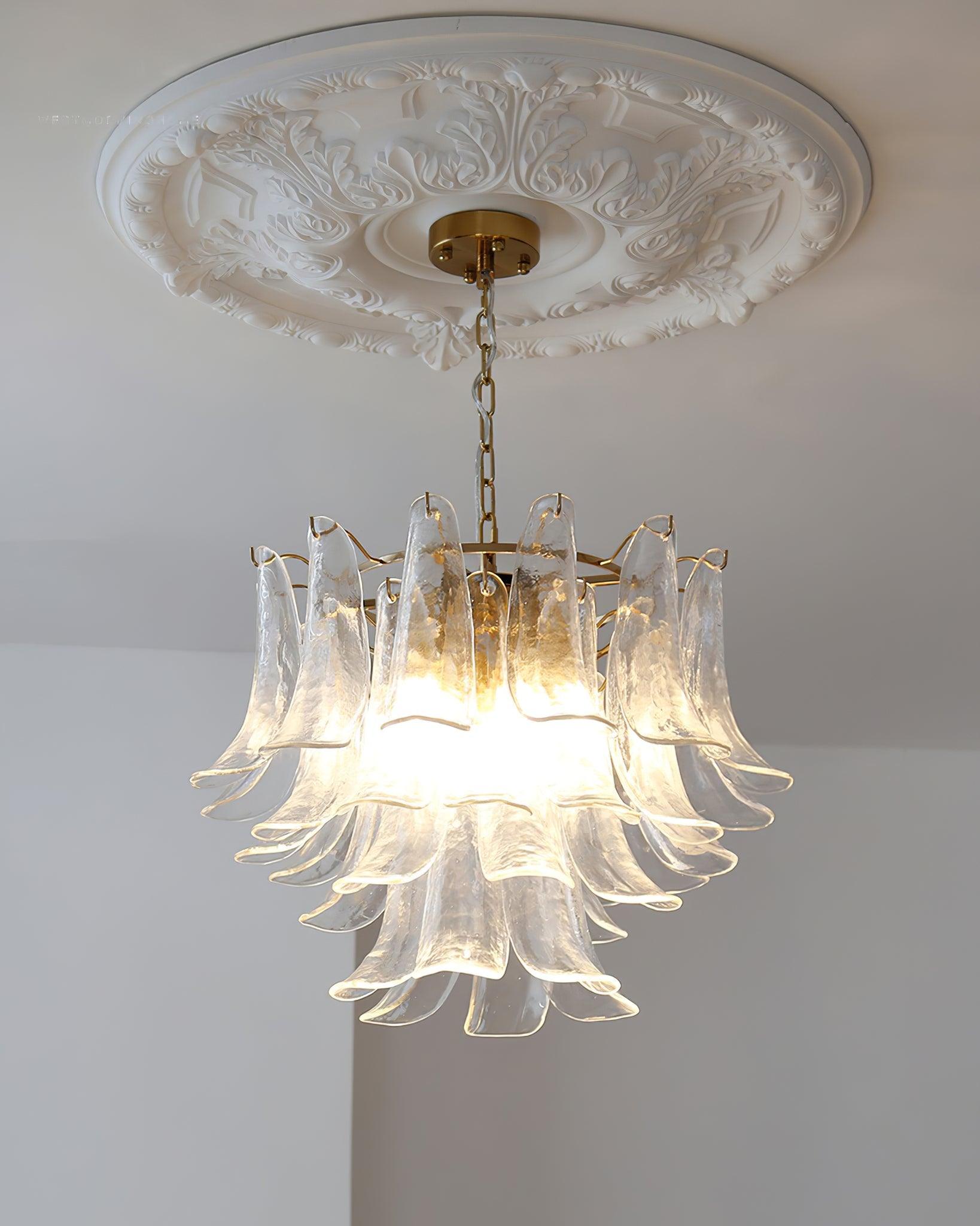 glass-leaf-cascade-chandelier-anzaz-Blue & Gold-27