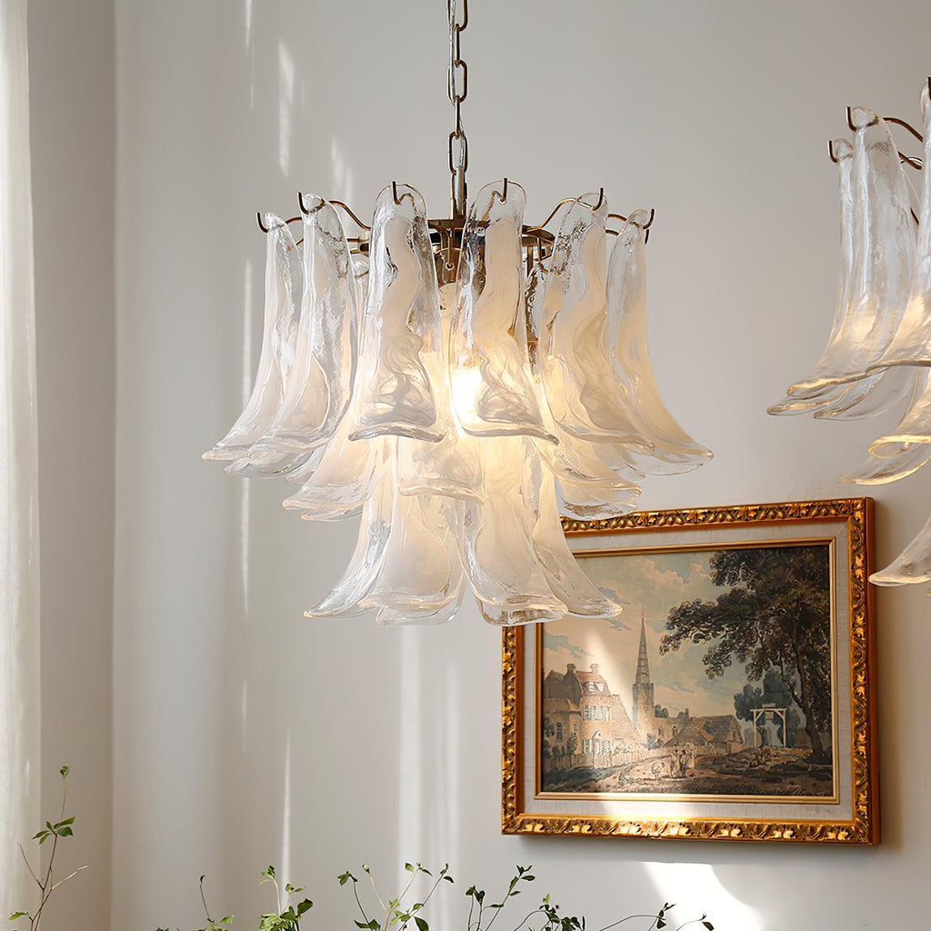 glass-leaf-cascade-chandelier-anzaz-Clear & Gold-29