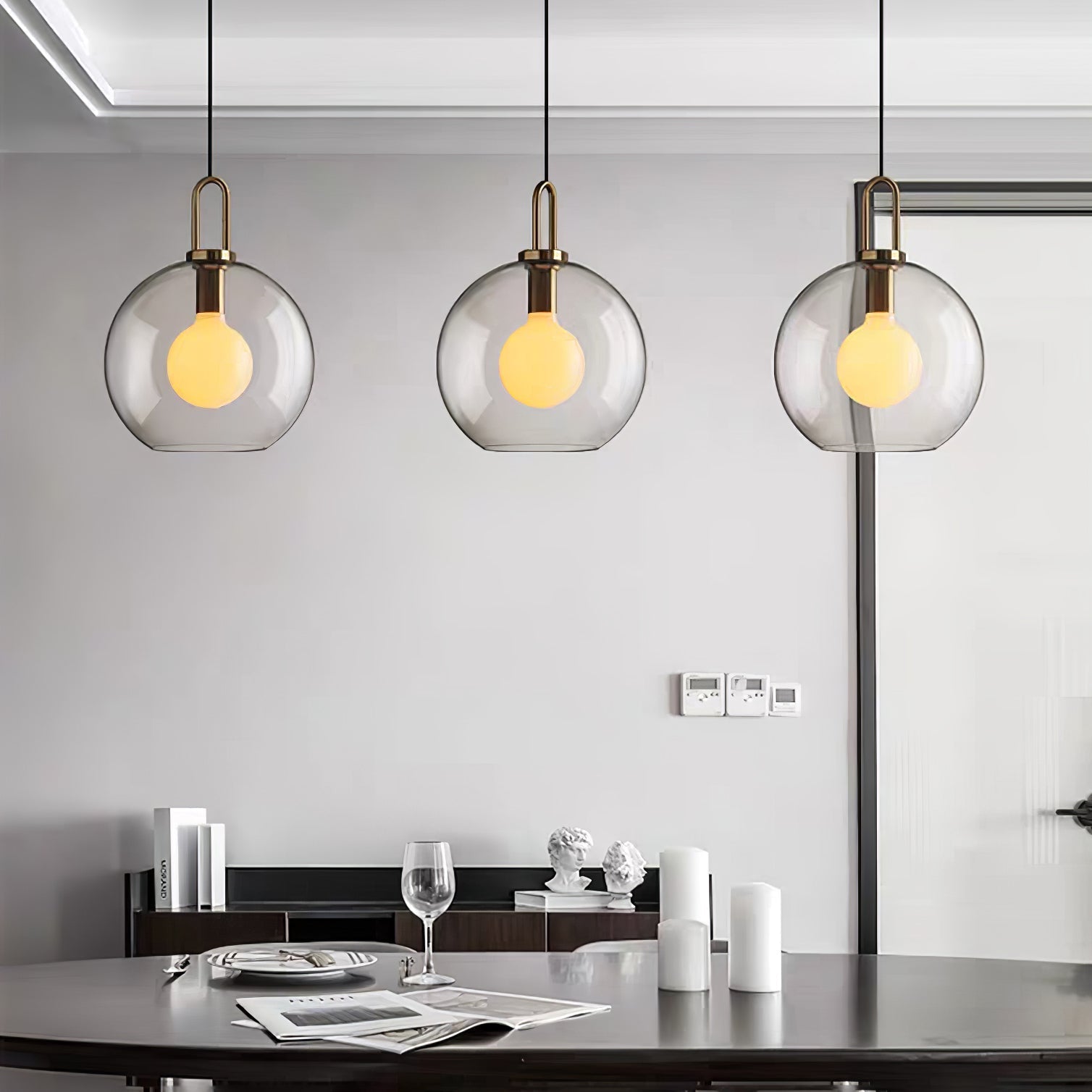 glass-pendant-swag-light-anzaz-Frosted smoke gray-4