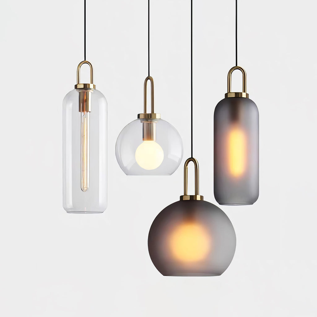 glass-pendant-swag-light-anzaz-Transparent glass-5