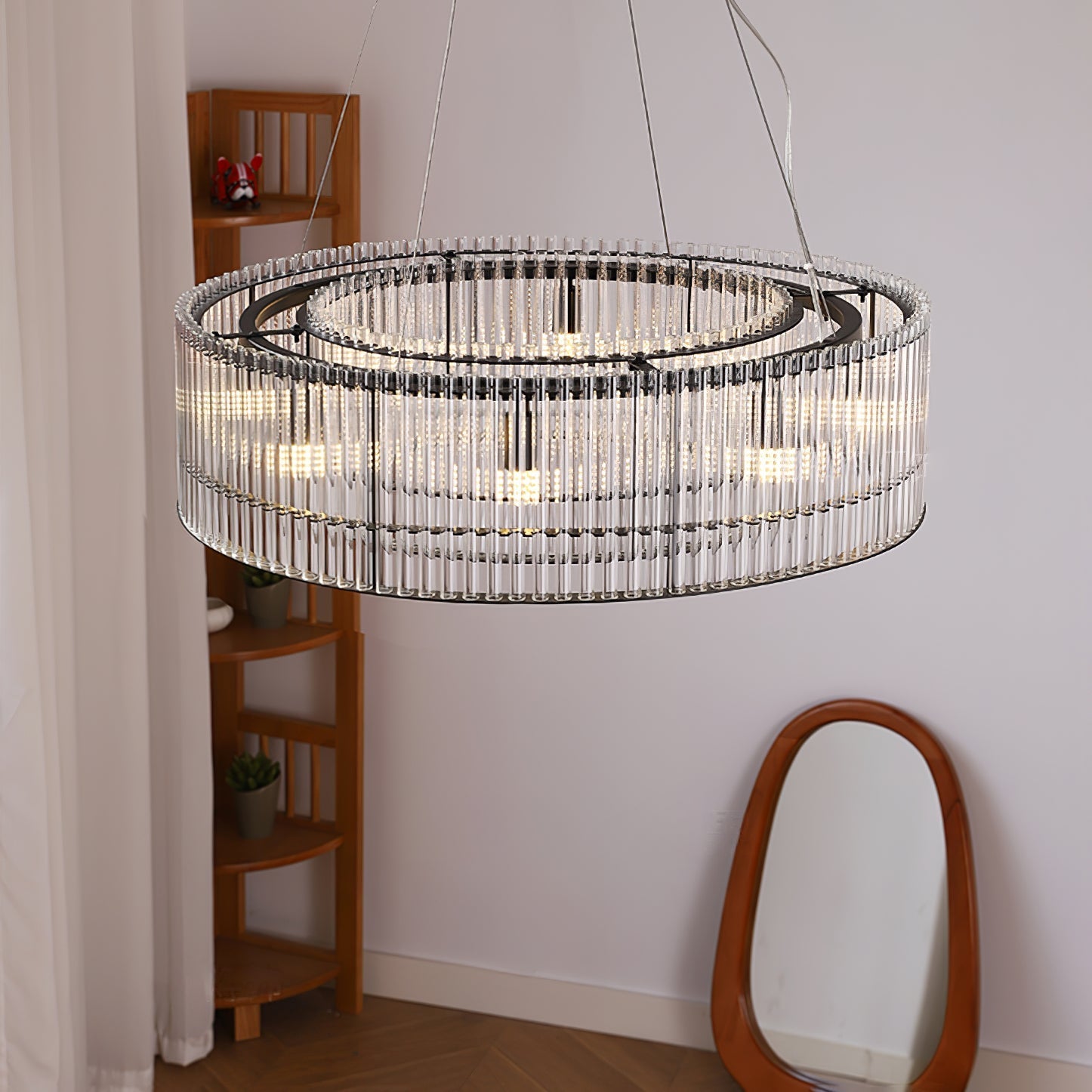 glass-tube-ring-chandelier-anzaz-Black & Clear-4