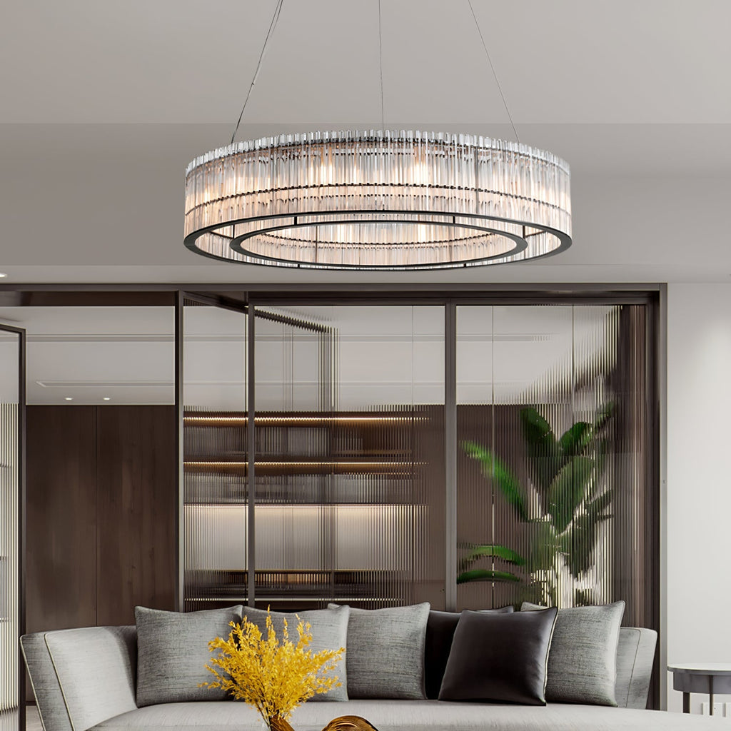 glass-tube-ring-chandelier-anzaz-Black & Clear-3