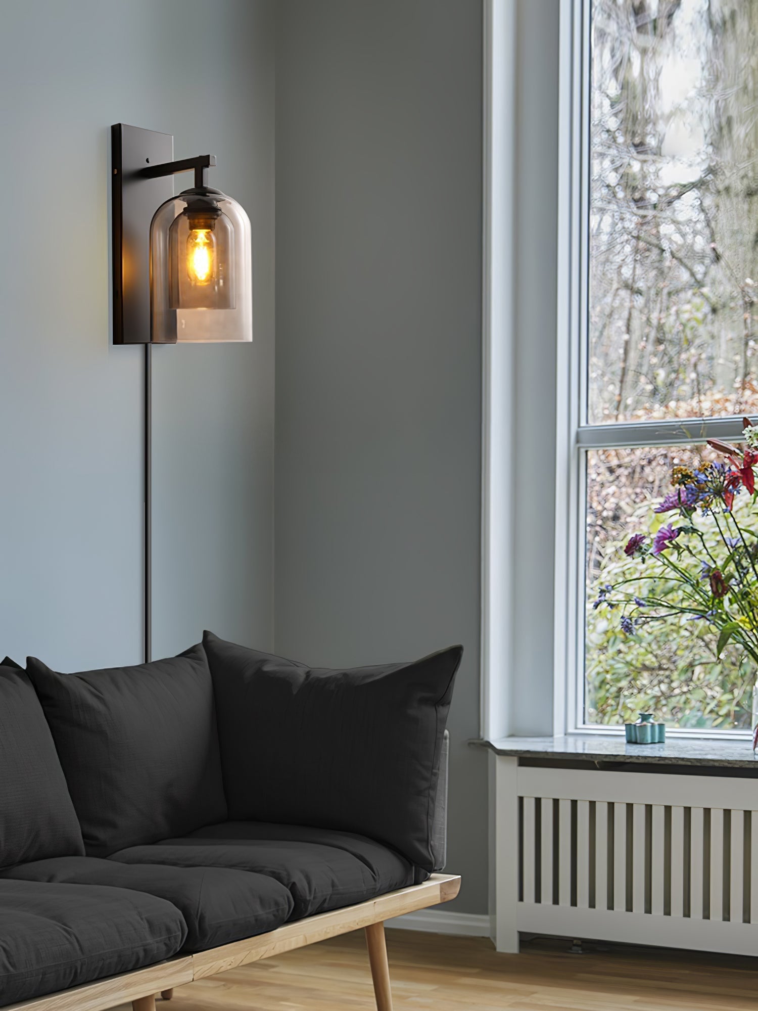 glass-tubular-plug-in-wall-lamp-anzaz-Black & Amber-5
