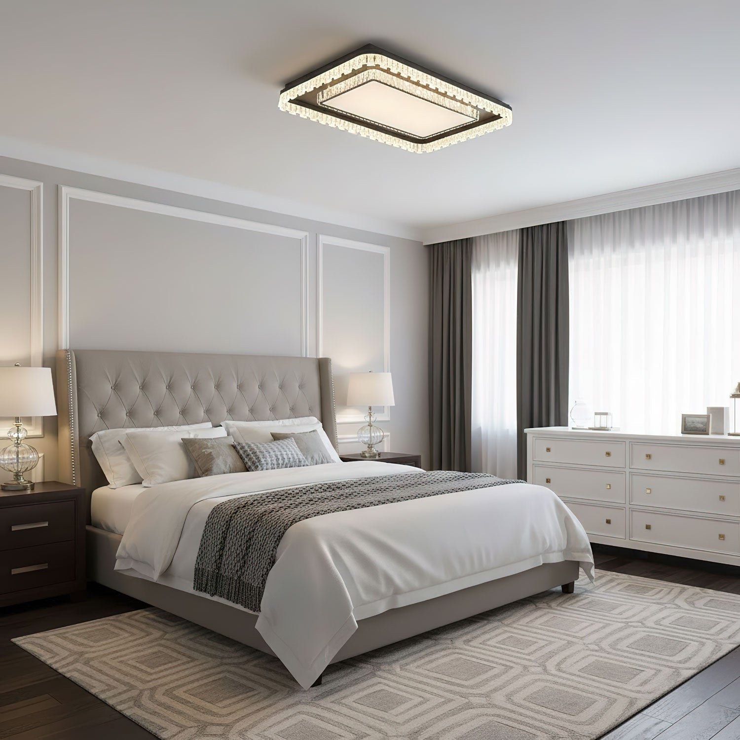 glimmer-crystal-ceiling-light-anzaz-Black & Clear & White-4