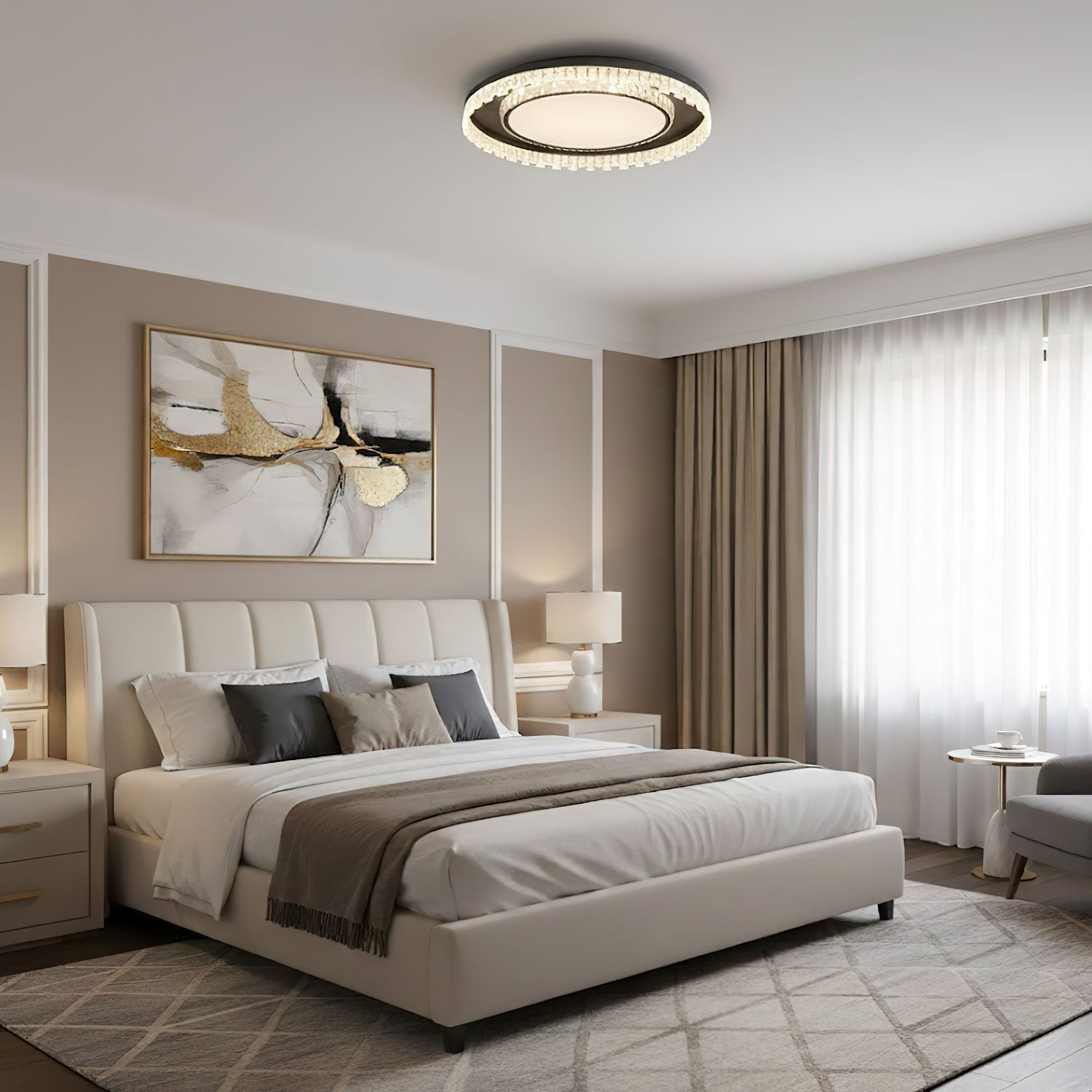 glimmer-crystal-ceiling-light-anzaz-Black & Clear & White-3
