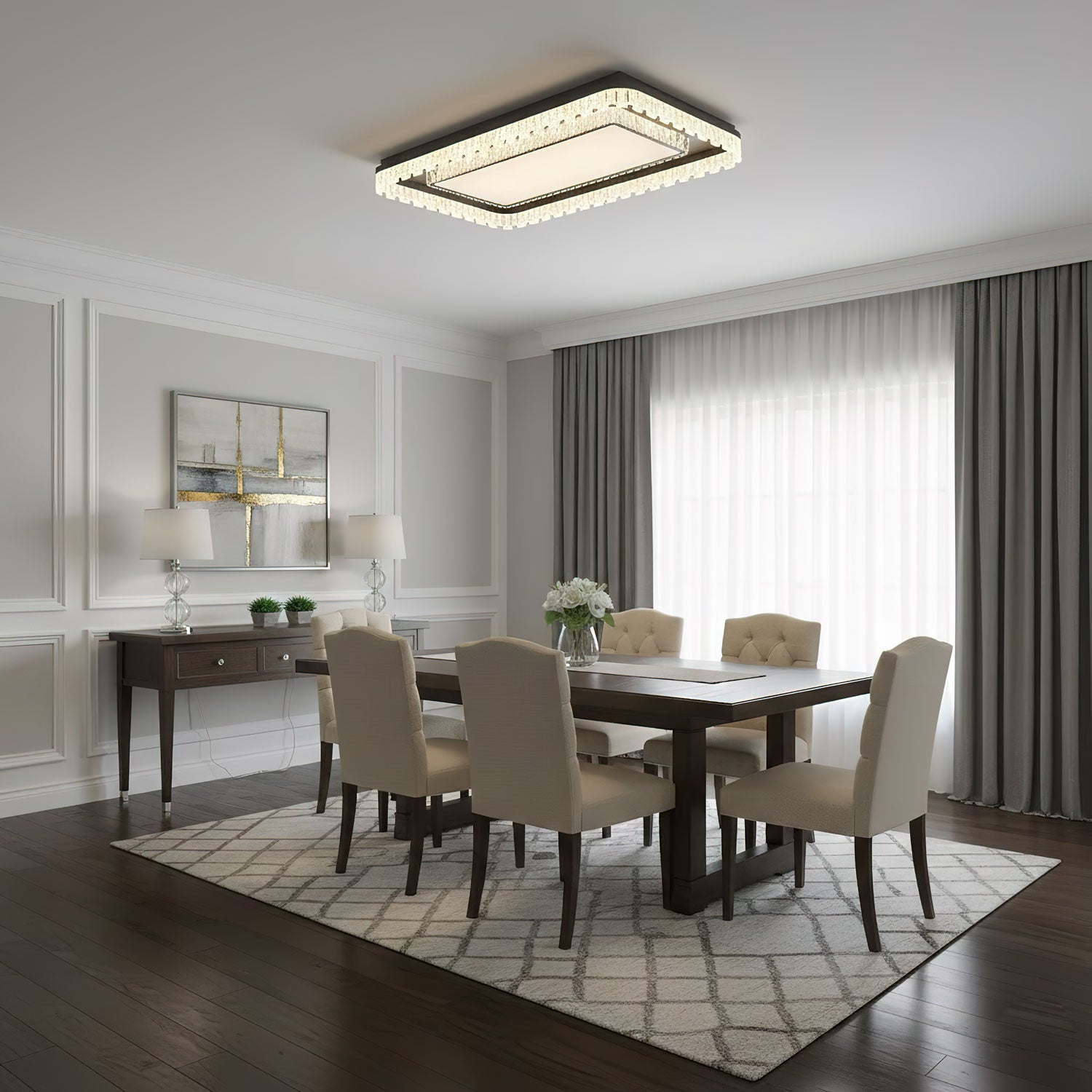 glimmer-crystal-ceiling-light-anzaz-Black & Clear & White-8