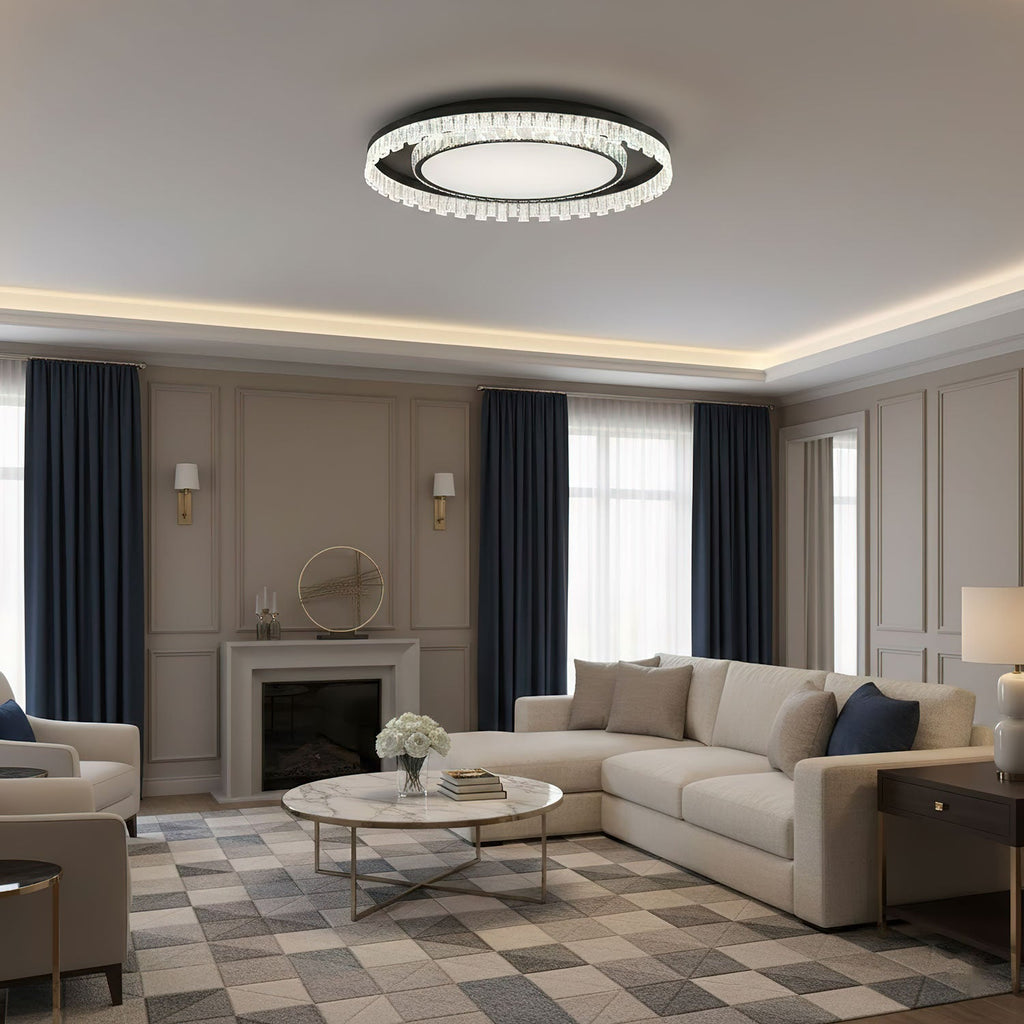 glimmer-crystal-ceiling-light-anzaz-Black & Clear & White-2