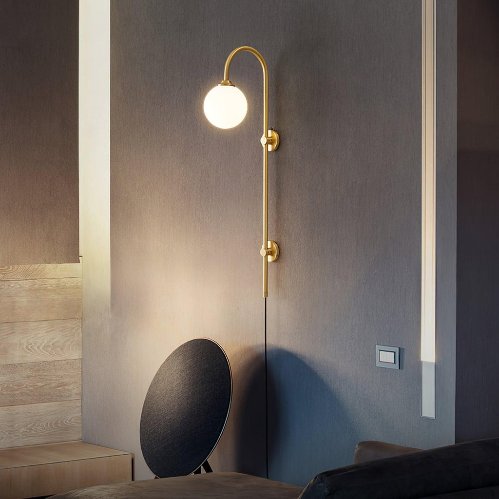 globe-brass-plug-in-wall-sconce-anzaz-Gold & White-11