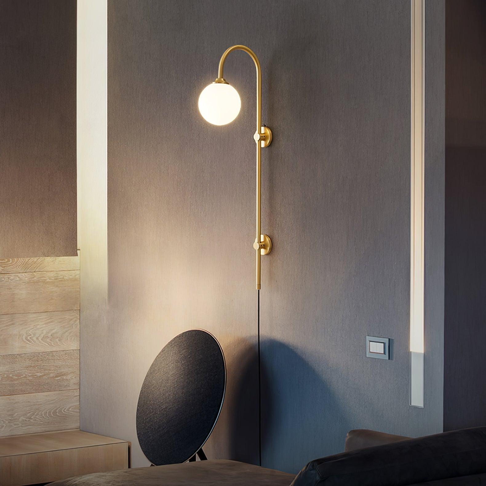 globe-brass-plug-in-wall-sconce-anzaz-Gold & White-11