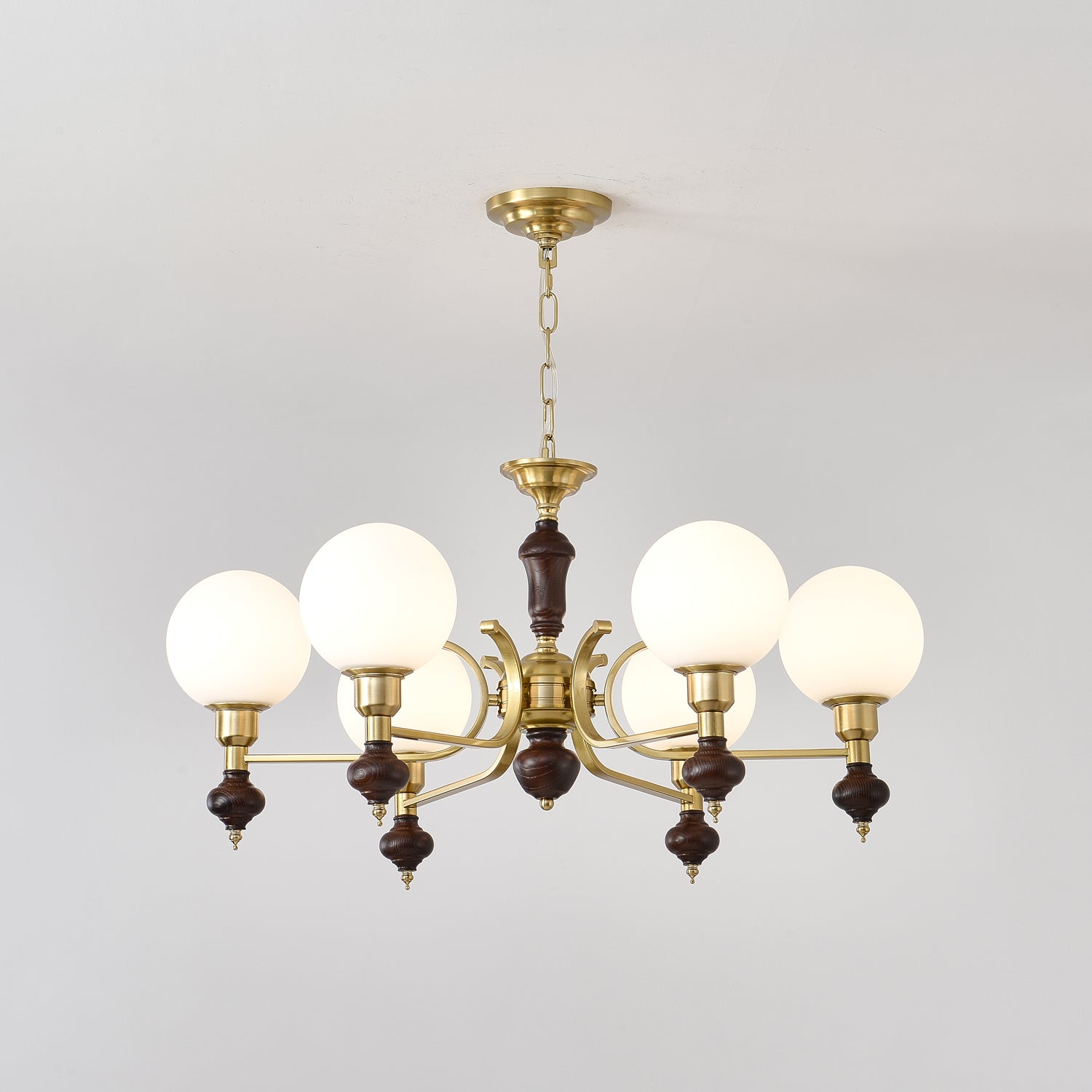 globe-orb-chandelier-anzaz-Walnut Color & Gold-3