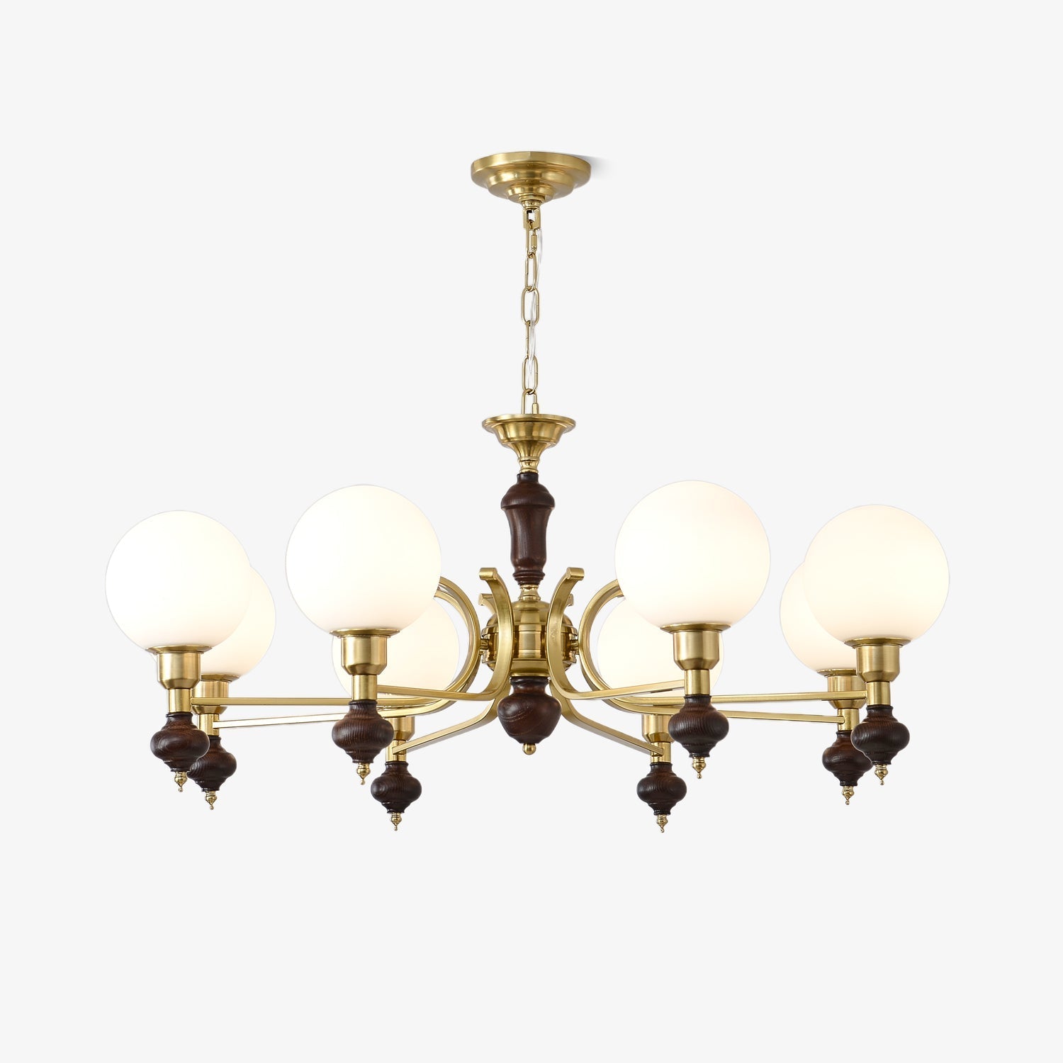 globe-orb-chandelier-anzaz-Walnut Color & Gold-1