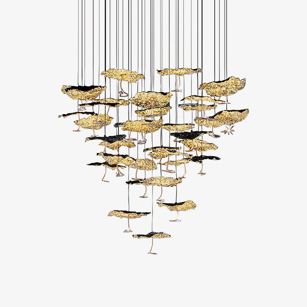brass-aviary-constellation-chandelier-anzaz-Brass & Black-1