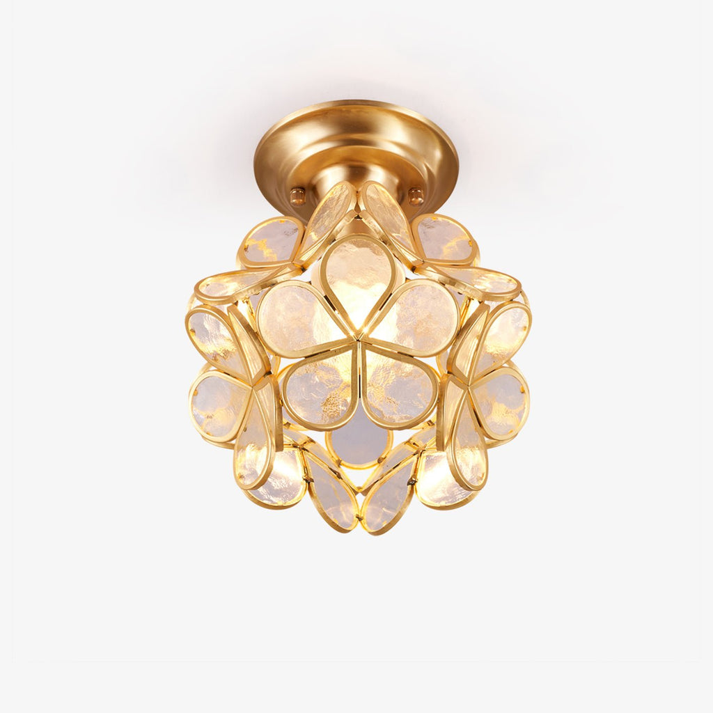 golden-bloom-ceiling-light-anzaz-Clear & Brass-1