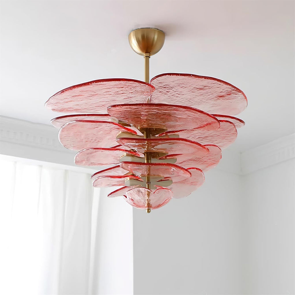 golden-petals-murano-chandelier-anzaz-Amber & Gold-4