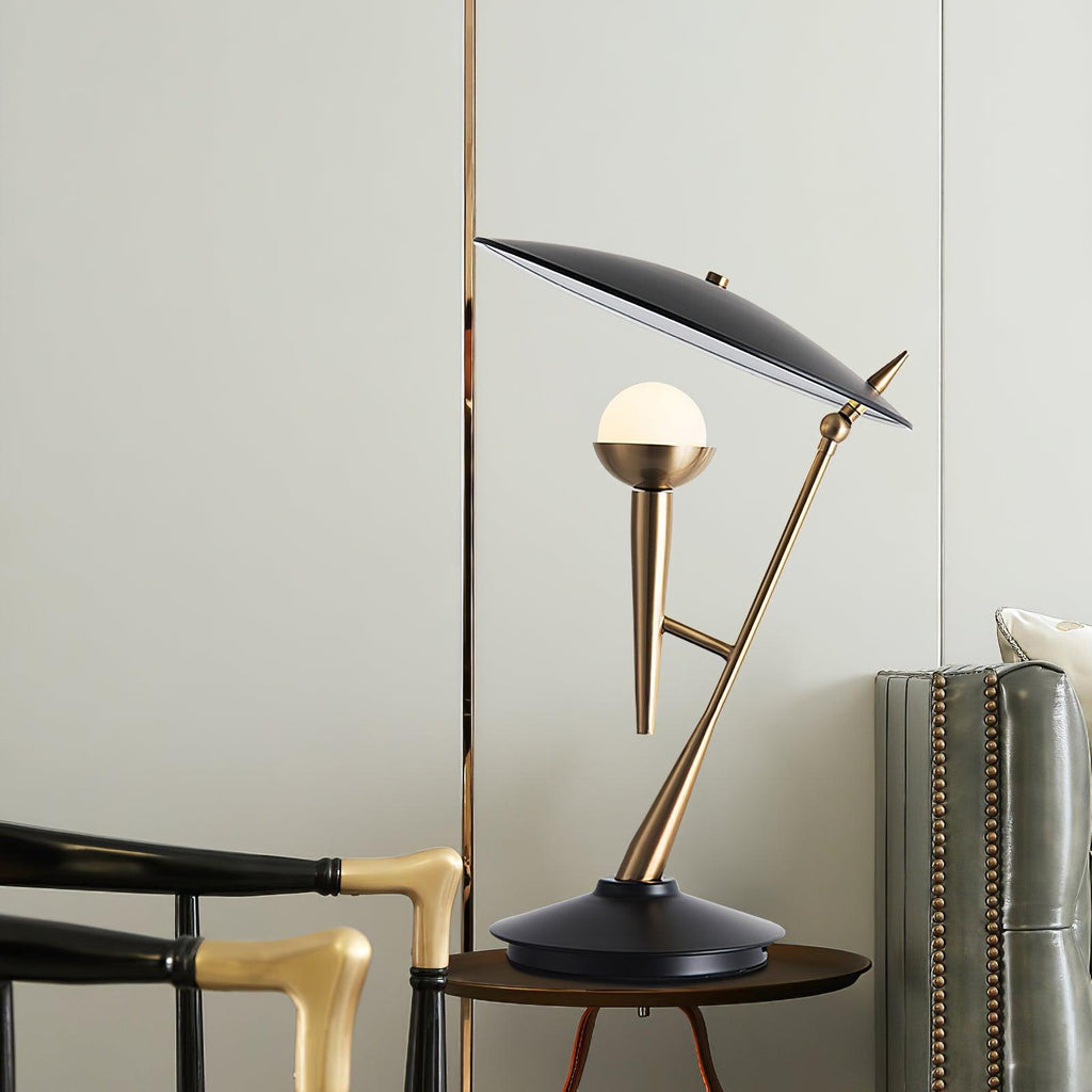 gramophone-table-light-anzaz-Gold & Black-2