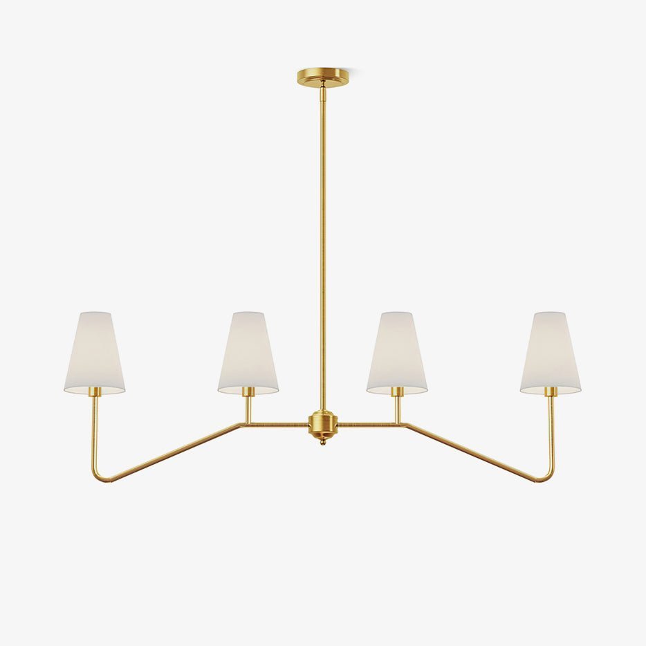 granteau-chandelier-anzaz-Brass & White-1