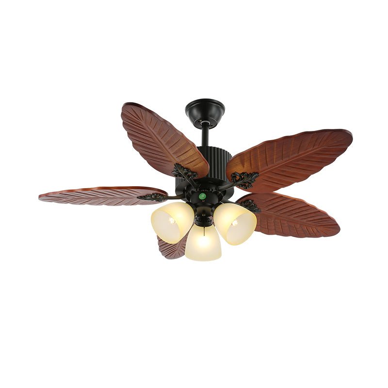 banana-leaves-wood-42-52-ceiling-fan-light-anzaz-Model C Walnut Wood Grain & Black-11