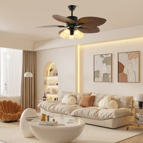 banana-leaves-ceiling-fan-light-anzaz-Model B Nature Wood Grain & Black-2