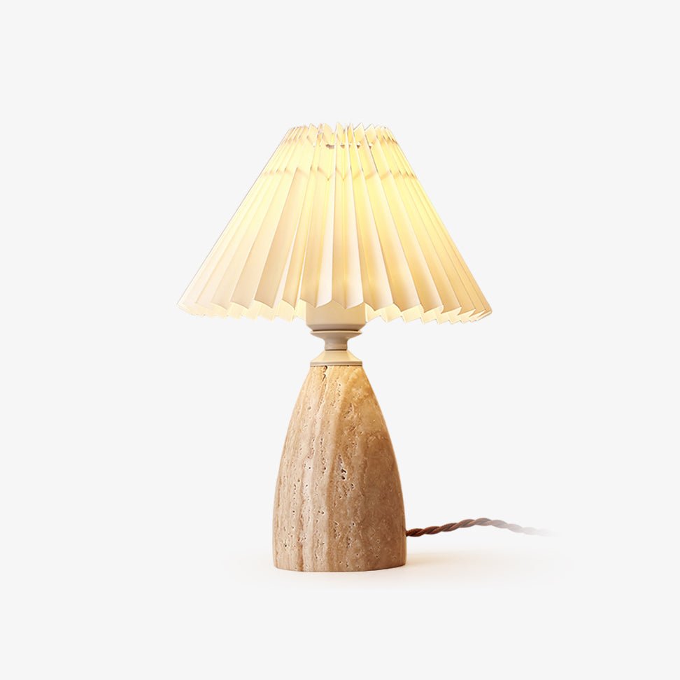 gusnow-table-lamp-anzaz-Yellow Travertine & White-1