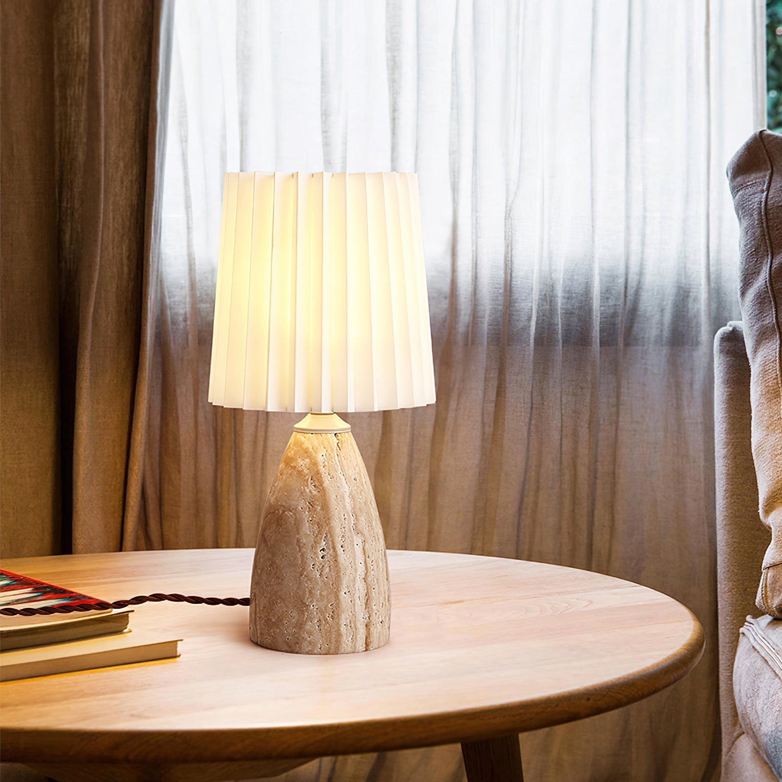 gusnow-table-lamp-anzaz-Yellow Travertine & White-3