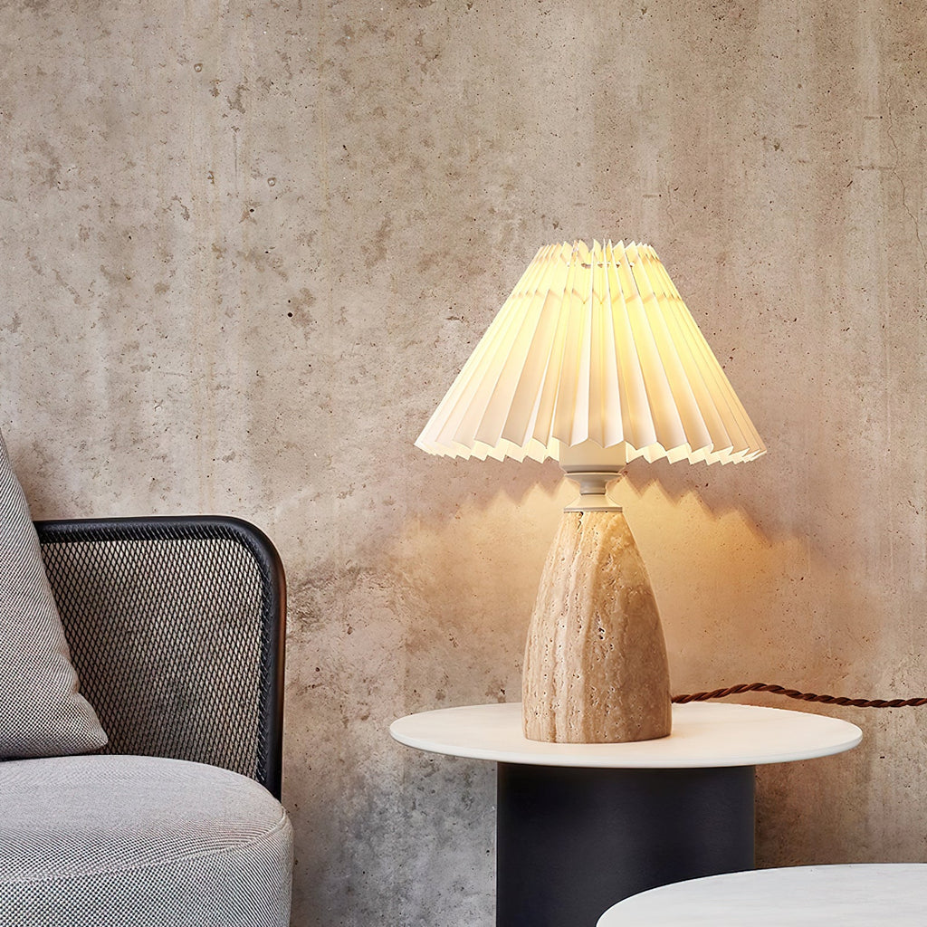 gusnow-table-lamp-anzaz-Yellow Travertine & White-2