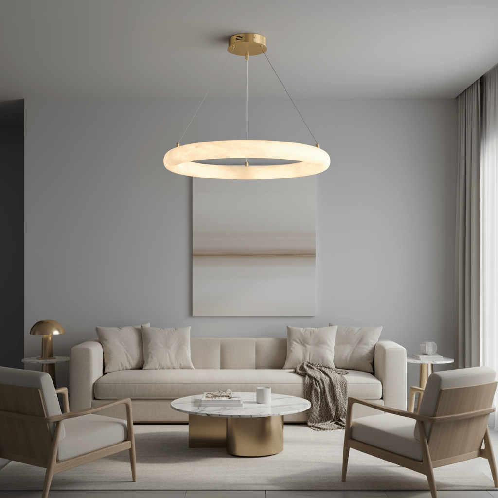halo-di-pietra-chandelier-anzaz-White & Gold-9