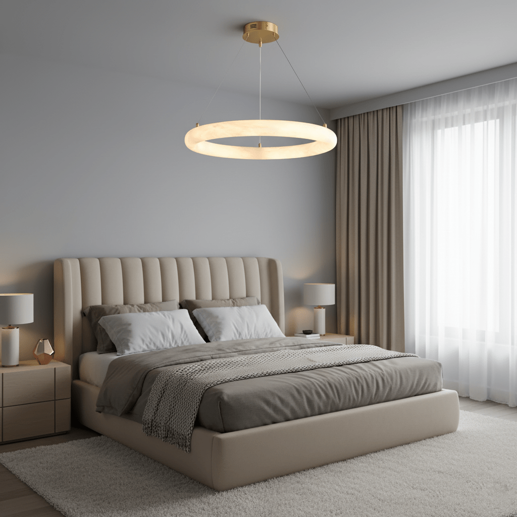 halo-di-pietra-chandelier-anzaz-White & Gold-6