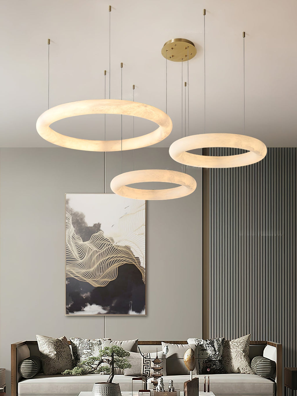 halo-di-pietra-chandelier-anzaz-White & Gold-12